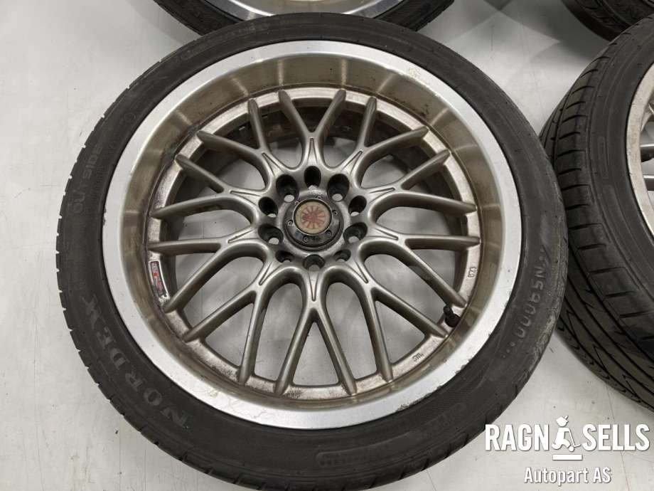 Felgsett aluminium til Mercedes CLK 1997-2002 (C208) (C208) (NORDEXX|5*112/ET37/66|6|225/40R18 92Y|7JX18)