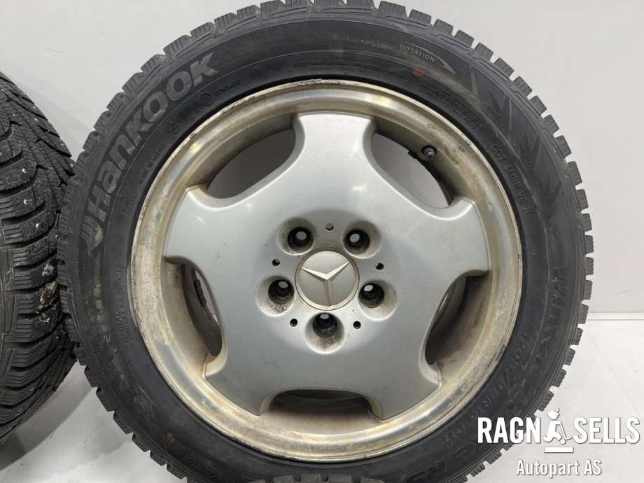 Felgsett aluminium til Mercedes CLK 1997-2002 (C208) (C208) (HANKOOK|5X112/ET37/66|6|205/55R16|)