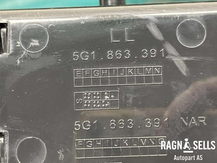Dashbord myntrom til VW Golf VII 2012-2017 (Fase 1)  (5G1 863 391 J|)