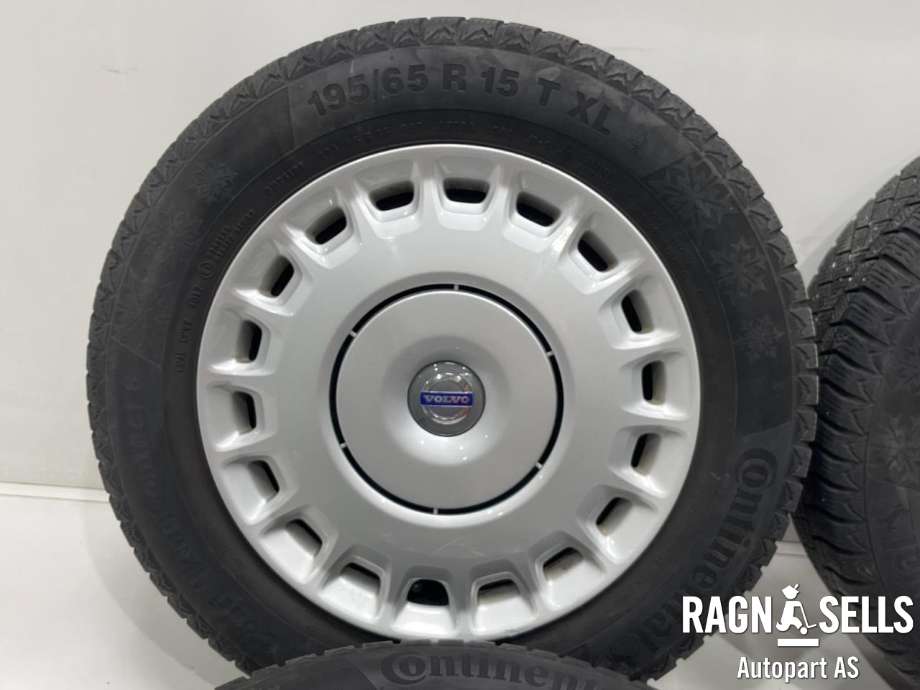 Felgsett stål til Volvo V50 2007-2012 (Fase 2)  (CONTINENTAL|195/65R15|5*108/ET46 /63|4|6J*15)