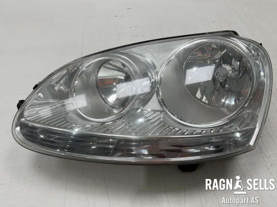 Frontlykt venstre halogen til VW Golf V, STV, 2007-2010 (JETTA) (JETTA) (1K6 941 029 T)