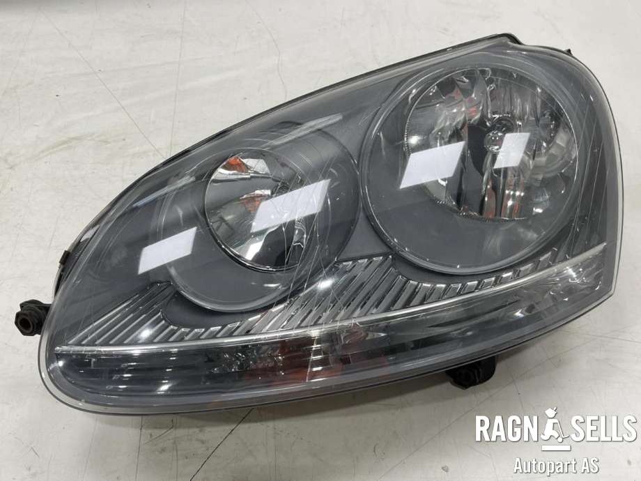 Frontlykt venstre halogen til VW Golf V, Combi, 2003-2008 (1K6 941 005 C)