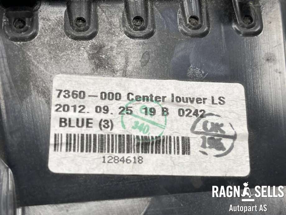 Dashbord friskluftdyse midtkonsoll til Volvo V40 2012-2019  (30780845|)