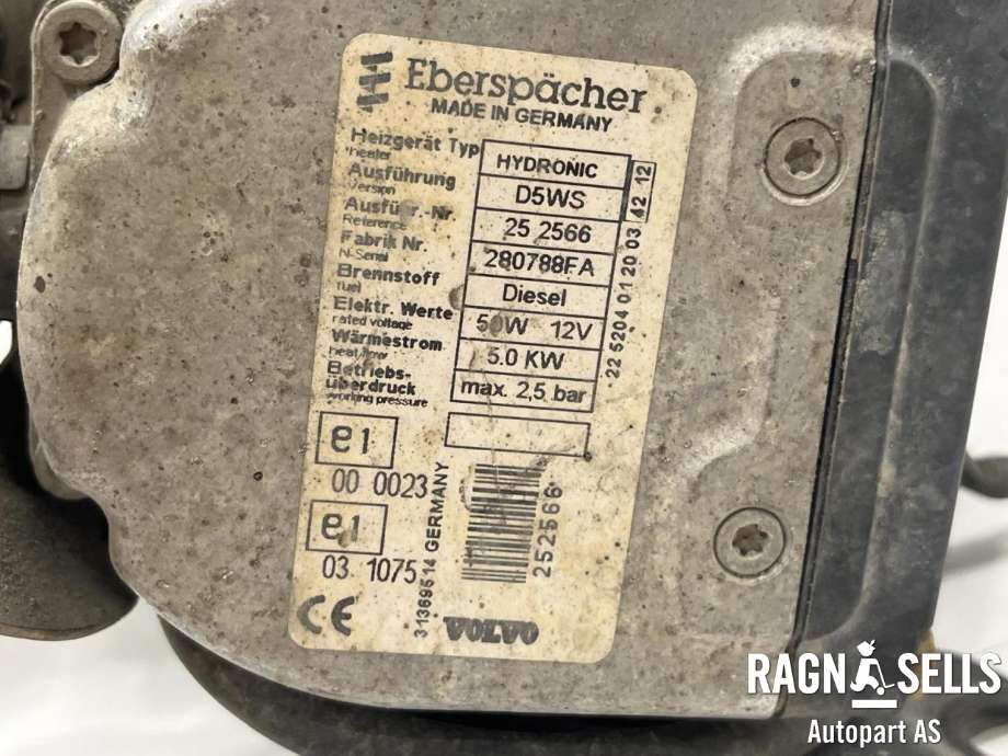 Dieselvarmer til Volvo V40 2012-2019 (31369512|)