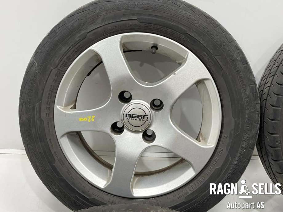Felgsett aluminium til Peugeot Partner 2002-2008 (Type I, Fase 2)  (FALKEN/CONTINENTAL|4X108/ET24/65|1|5.5JX14|)