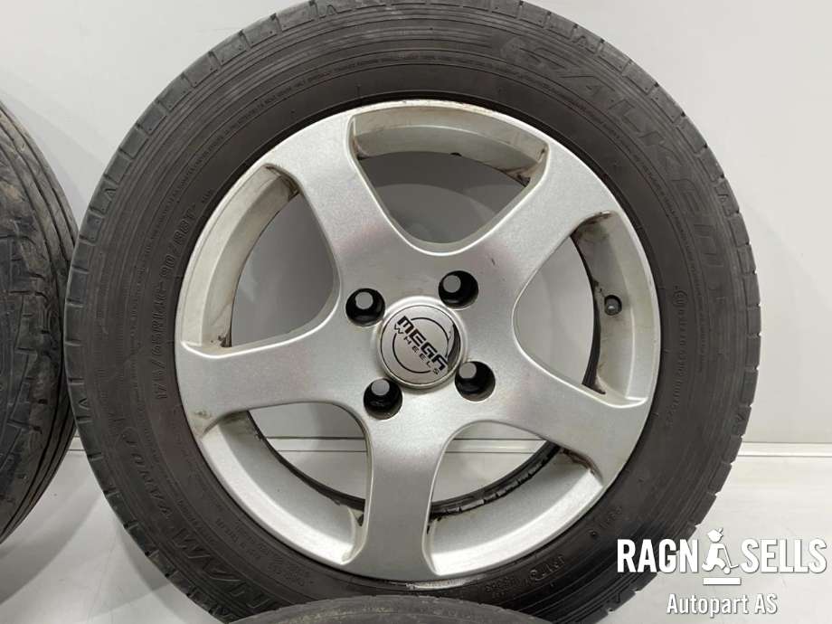 Felgsett aluminium til Peugeot Partner 2002-2008 (Type I, Fase 2)  (FALKEN/CONTINENTAL|4X108/ET24/65|1|5.5JX14|)