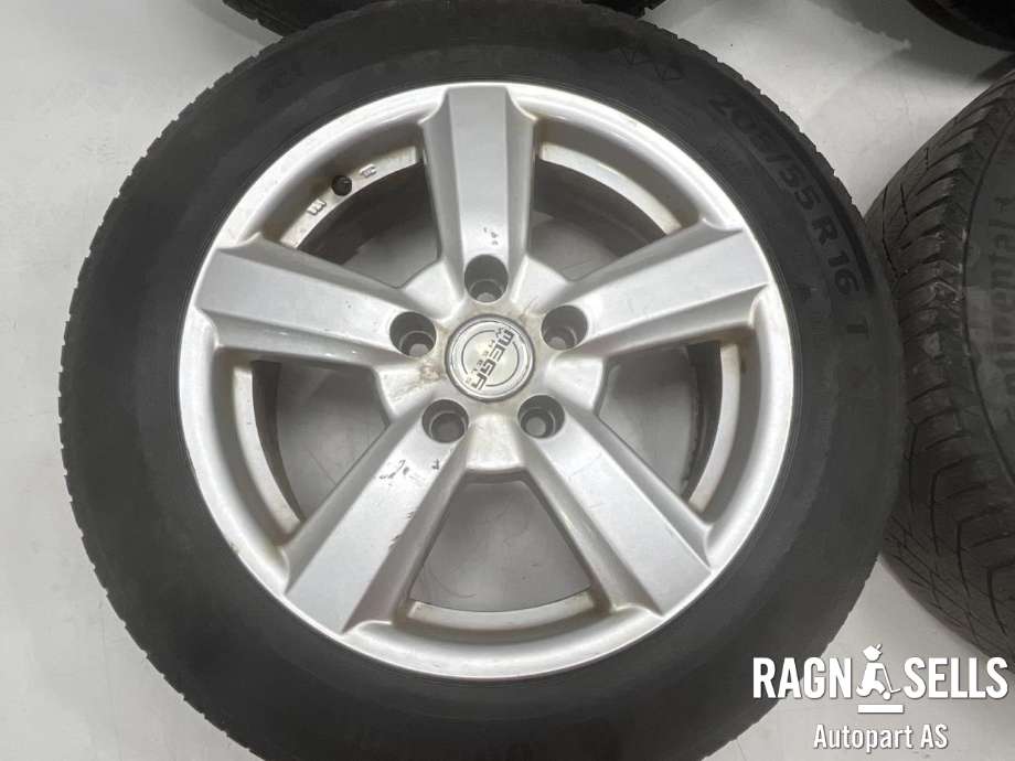 Hjulsett aluminium vinter til Nissan Leaf 2011-2017 (Type I)  (CONTINENTAL|5X114|3/ET40/66|1|6|5J*16|)