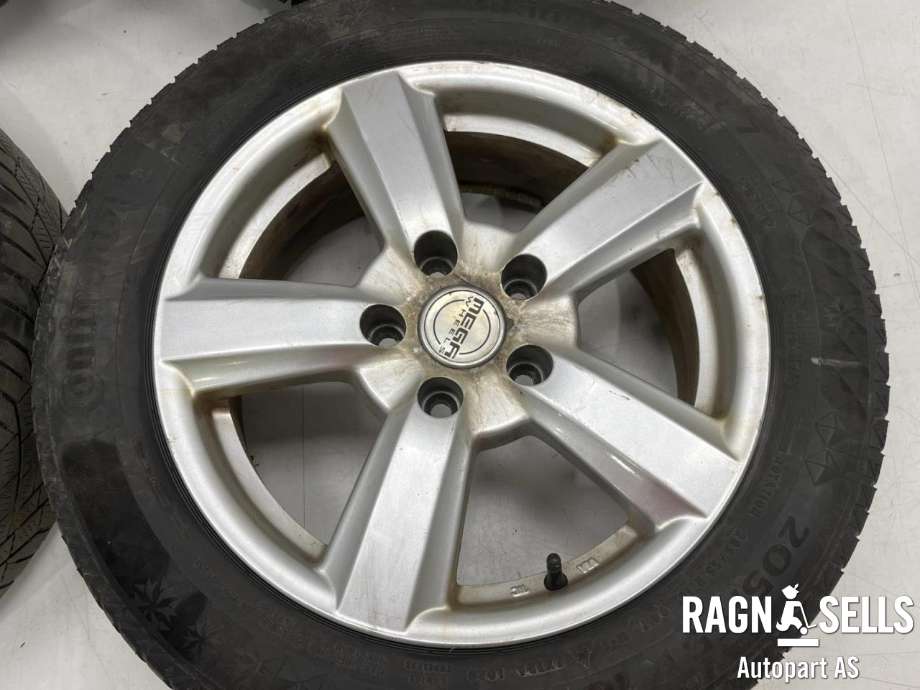 Hjulsett aluminium vinter til Nissan Leaf 2011-2017 (Type I)  (CONTINENTAL|5X114|3/ET40/66|1|6|5J*16|)