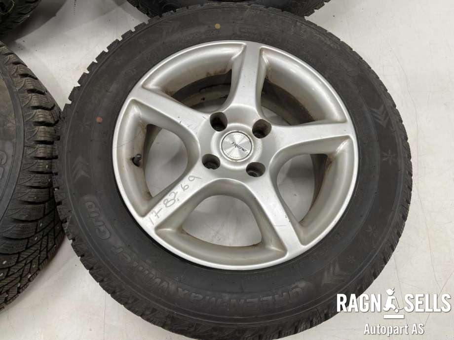 Hjulsett aluminium vinter til Citroën Berlingo 2008-2015 (Type II, Fase 1) (LINGLONG|6|5J*15H2|4X108/ET27/65|1|)