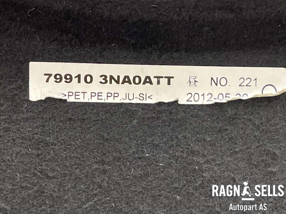 Hattehylle til Nissan Leaf 2011-2017 (Type I) (799103NA0A|)