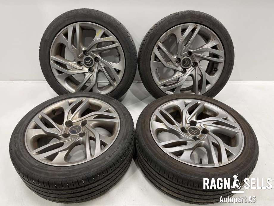 Felgsett aluminium til Citroën C4, Cactus 2018-2021 (Fase 2) (POINT.S|4*108/ET32/65|1|225/45R17|7|5*17)