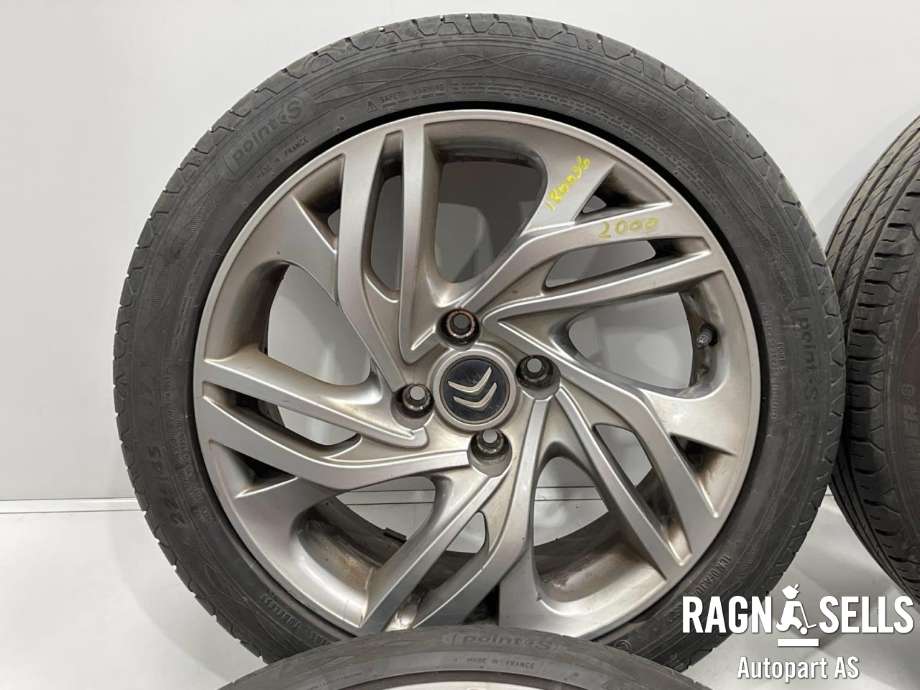 Felgsett aluminium til Citroën C4, Cactus 2018-2021 (Fase 2) (POINT.S|4*108/ET32/65|1|225/45R17|7|5*17)
