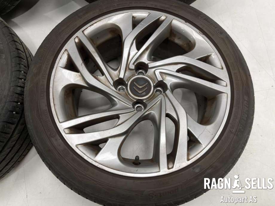 Felgsett aluminium til Citroën C4, Cactus 2018-2021 (Fase 2) (POINT.S|4*108/ET32/65|1|225/45R17|7|5*17)