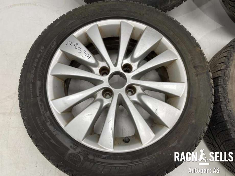 Felgsett aluminium til Citroën C4, Picasso 2006-2013 (Type I)  (MICHELIN|9654386280|6|5J*16CH4-26|)
