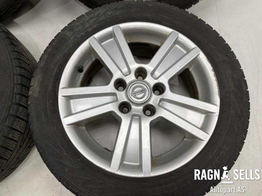 Hjulsett aluminium vinter til Nissan Leaf 2011-2017 (Type I)  (NOKIAN|205/55R16|5X114.3/ET40/66|1|)