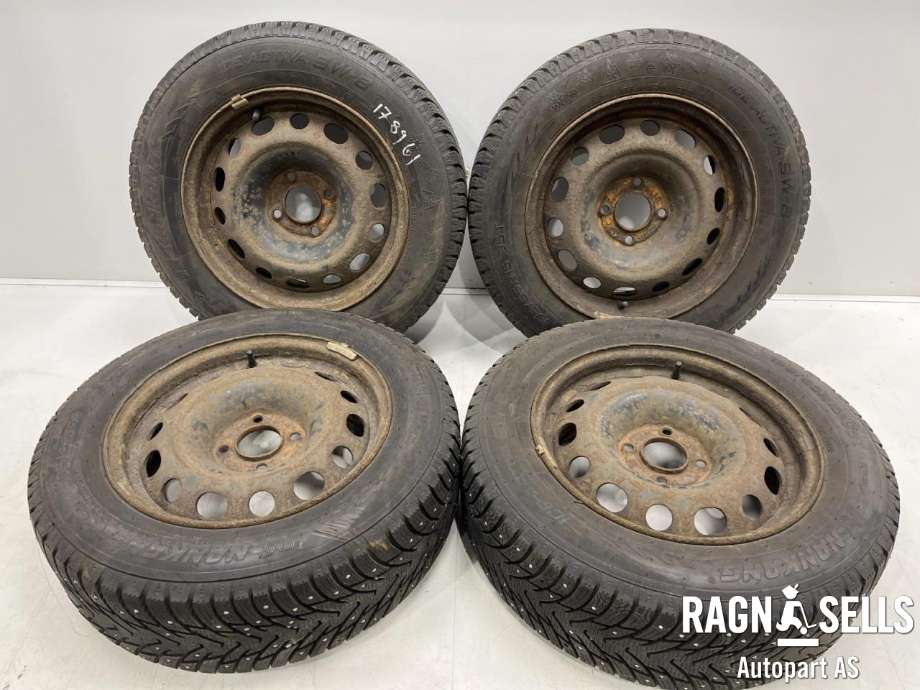 Hjulsett stål vinter til Peugeot 307, 2005-2008 (Fase 2)  (NANKANG|195/65R15)