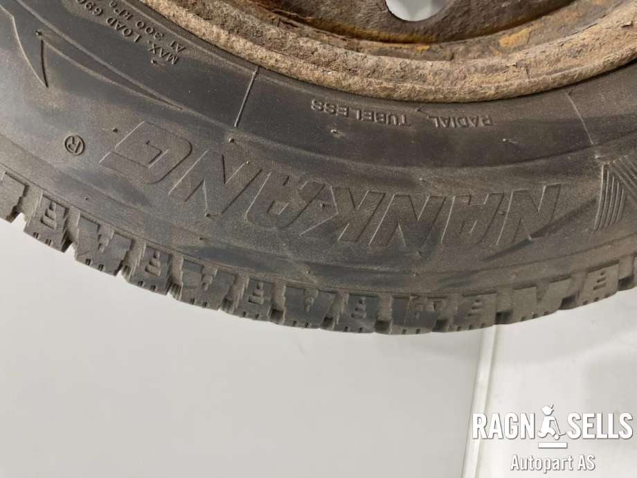 Hjulsett stål vinter til Peugeot 307 2005-2008 (Fase 2) (NANKANG|195/65R15|4X108/ET27/65.1|)