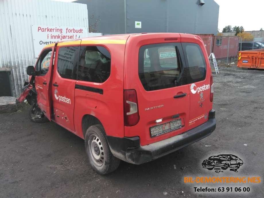 Peugeot Partner 2019-->> (Type III) , Motorkode: YH01, Girkassekode: 1612345080/9808323680