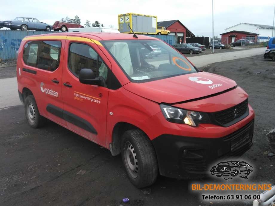 Peugeot Partner 2019-->> (Type III) , Motorkode: YH01, Girkassekode: 1612345080/9808323680