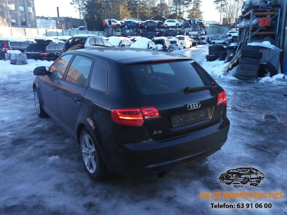 Audi A3 2009-2012 (Type II, Fase 2) , Motorkode: CAYC, Girkassekode: LUB