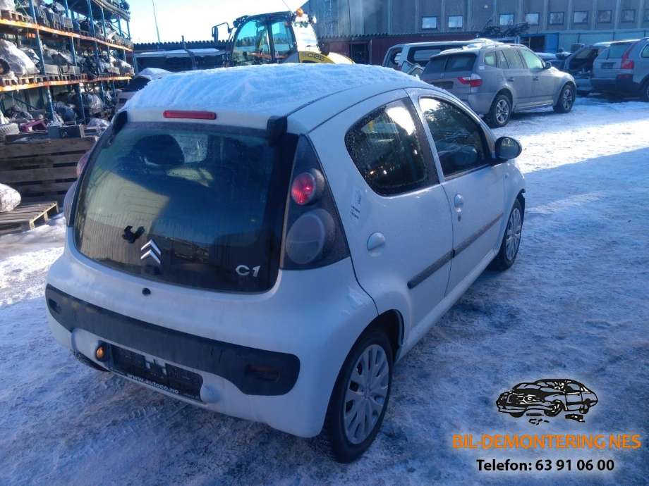 Citroën C1 2006-2014 (Type I) , Motorkode: 1KR-FE, Girkassekode: 