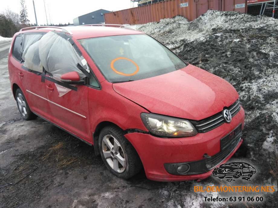 VW Touran 2010-2015 (Type I, Fase 3) , Motorkode: CFHC, Girkassekode: PBF