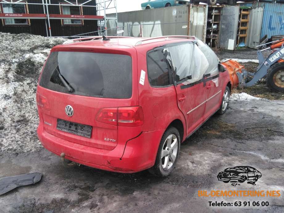 VW Touran 2010-2015 (Type I, Fase 3) , Motorkode: CFHC, Girkassekode: PBF