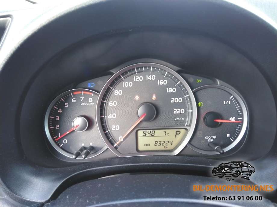 Toyota Yaris 2012-2014 (Type III, Fase 1) , Motorkode: 1NR-FE, Girkassekode: