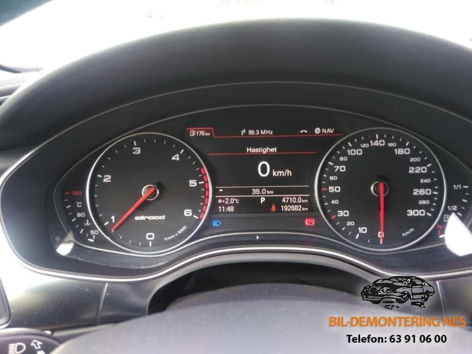 Audi A6, Allroad 2012-2014 (Type III, Fase 1) (C7) (C7), Motorkode: CLAA, Girkassekode: NNA
