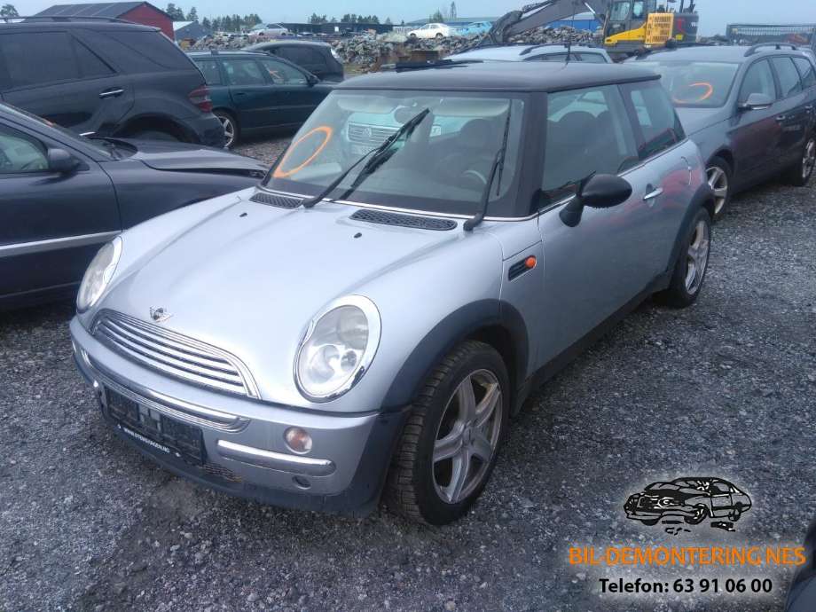 Mini One/Cooper 2001-2007 (R50-53) (R50-53), Motorkode: W10B16A, Girkassekode: 