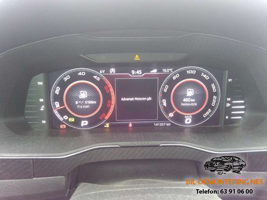 Škoda Superb 2015-->> (Type III) , Motorkode: DFHA, Girkassekode: UAH
