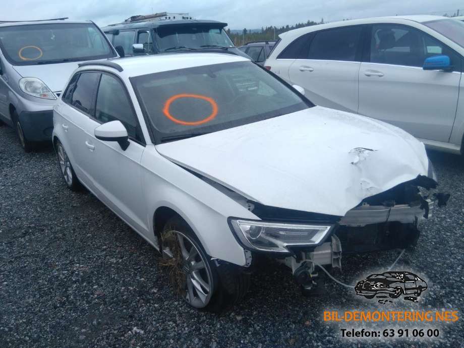 Audi A3, 2016-2020 (Type III, Fase 2)  delebil , Motorkode: DKRF, Girkassekode: SST