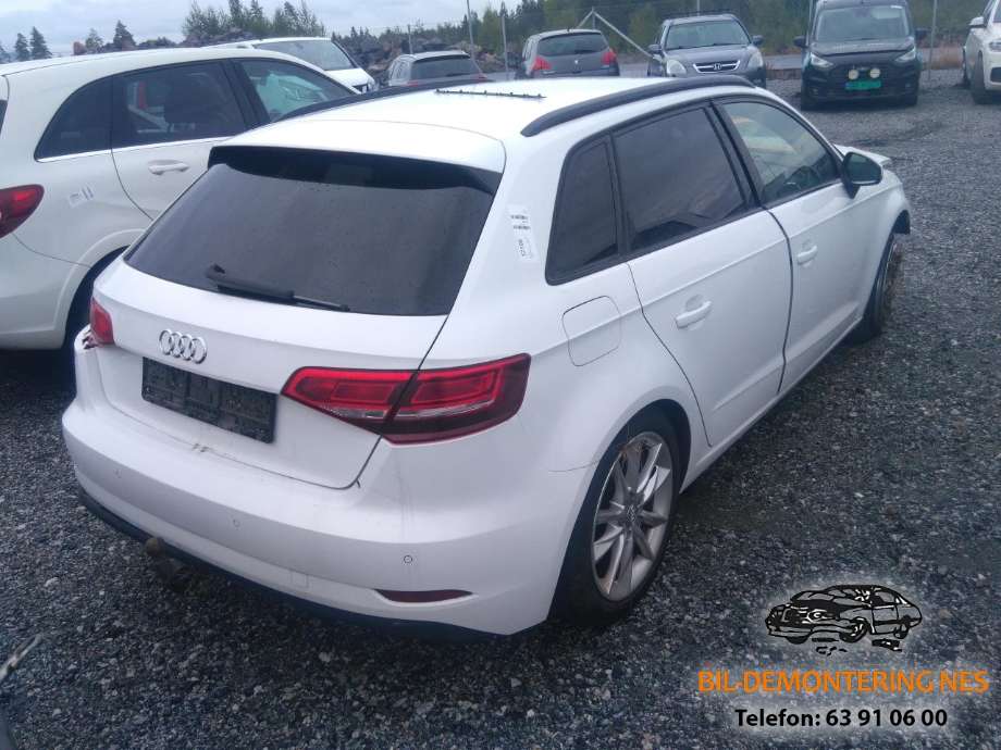 Audi A3 2016-2020 (Type III, Fase 2) delebil , Motorkode: DKRF, Girkassekode: SST