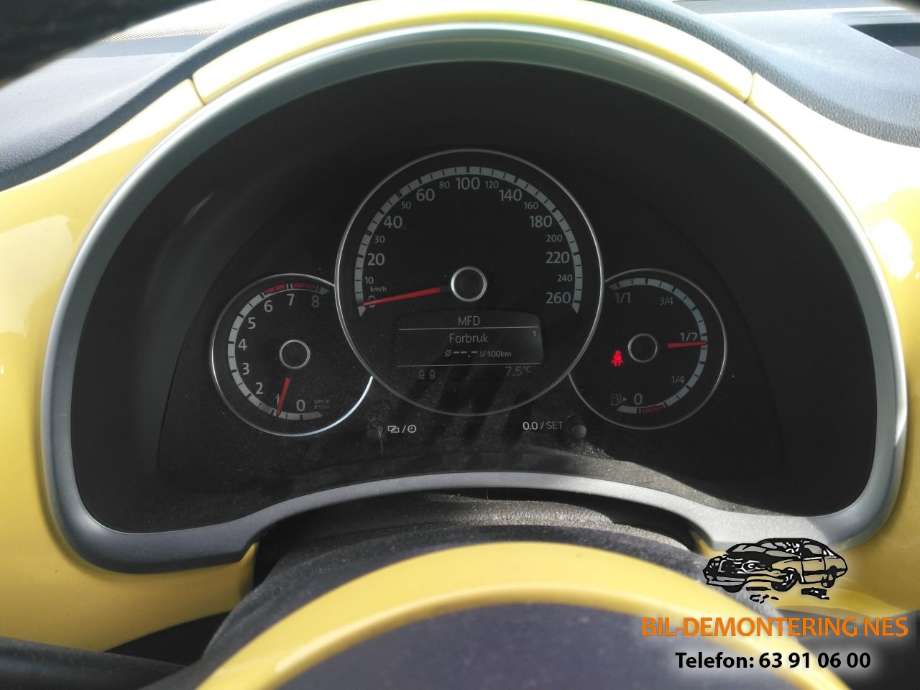 VW Beetle 2011-2018 (Type II) , Motorkode: CBZB, Girkassekode: NBY