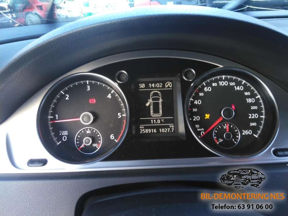 VW Passat 2011-2015 (B7) (B7), Motorkode: CFF, Girkassekode: 