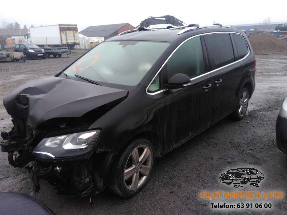 VW Sharan 2010-->> (Type II) , Motorkode: CFFB, Girkassekode: PBC
