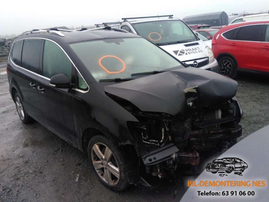 VW Sharan 2010-->> (Type II) , Motorkode: CFFB, Girkassekode: PBC