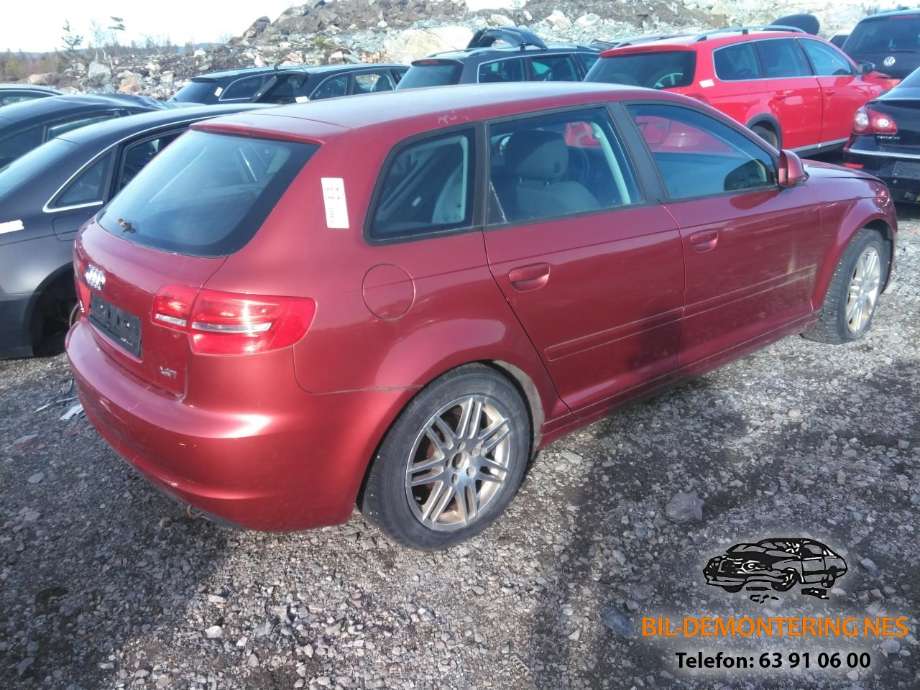 Audi A3 2009-2012 (Type II, Fase 2) , Motorkode: CAX, Girkassekode: