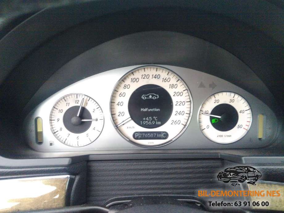 Mercedes E-Klasse 2006-2009 (Fase 2) (W211) delebil , Motorkode: 646821, Girkassekode: 