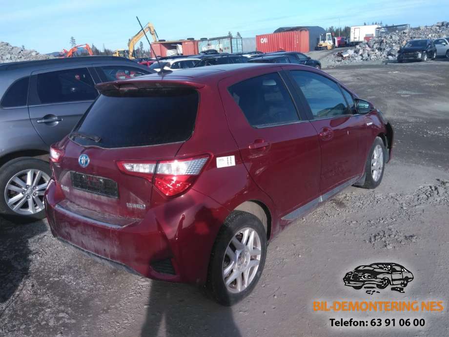 Toyota Yaris 2014-2020 (Type III, Fase 2) delebil , Motorkode: 1NZ-FXE, Girkassekode: 