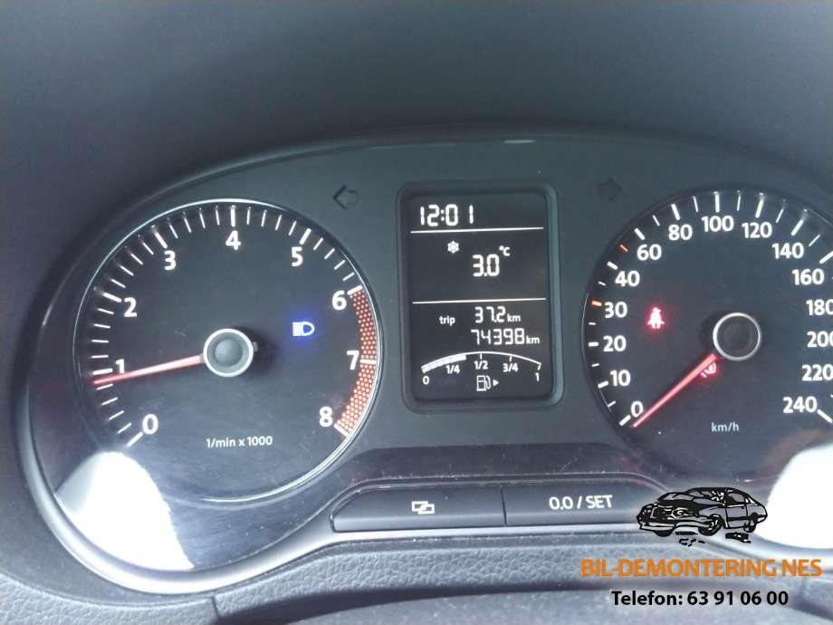 VW Polo 2009-2014 (Type V, Fase 1) , Motorkode: CGPA, Girkassekode: LNR