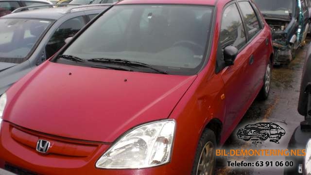 Honda Civic 2001-2005 (Type VII) (ENGELSK) (ENGELSK), Motorkode: D14Z6, Girkassekode: 
