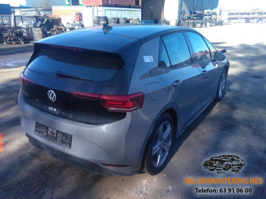 VW ID.3 2020-->> delebil , Motorkode: EBJC, Girkassekode: UYY