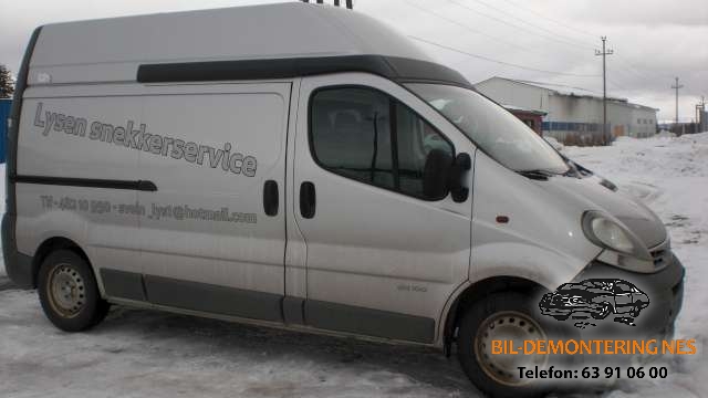 Nissan Primastar 2001-2006 , Motorkode: F9Q-760, Girkassekode: