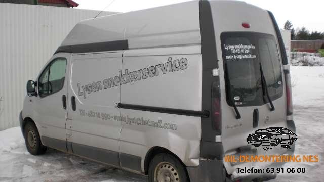 Nissan Primastar 2001-2006 , Motorkode: F9Q-760, Girkassekode: