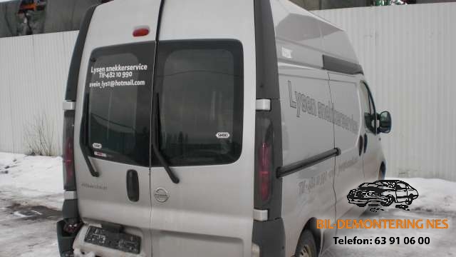 Nissan Primastar 2001-2006 , Motorkode: F9Q-760, Girkassekode: