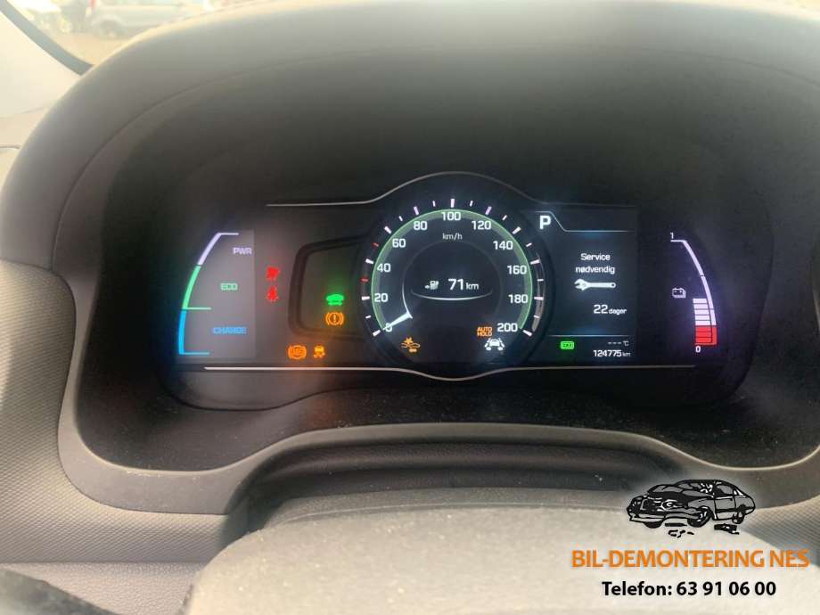 Hyundai Ioniq Electric 2016-2019 (Fase 1) , Motorkode: EM09, Girkassekode: 