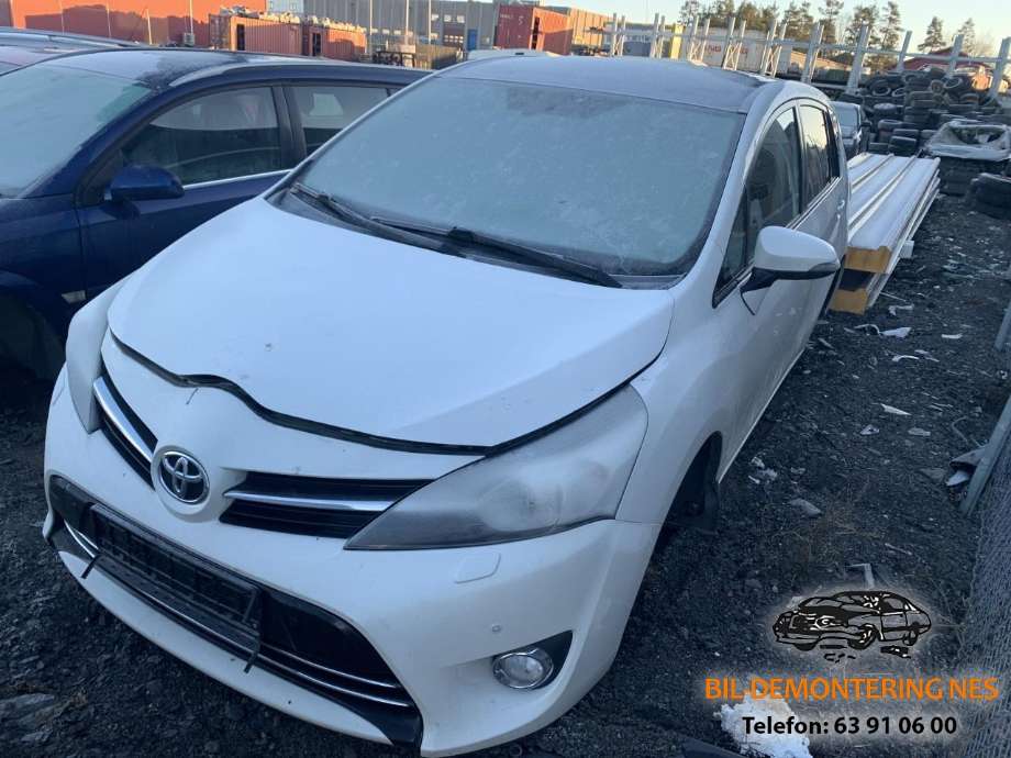 Toyota Verso 2009-2016 (Type III) delebil , Motorkode: 1AD-FTV, Girkassekode: 