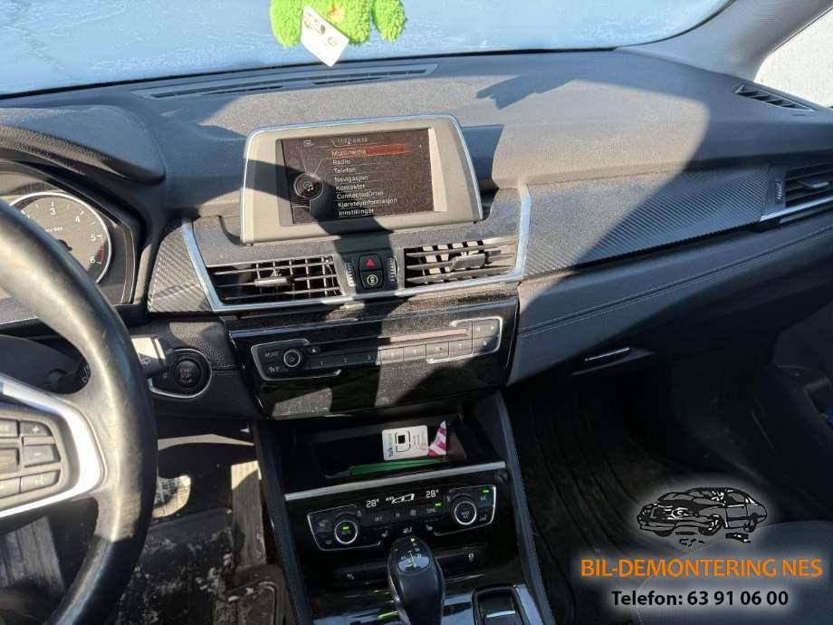BMW 2-Serie, Active/Gran Tourer 2014-->> (F45/F46) delebil , Motorkode: B47C20A, Girkassekode: GA8F22AW