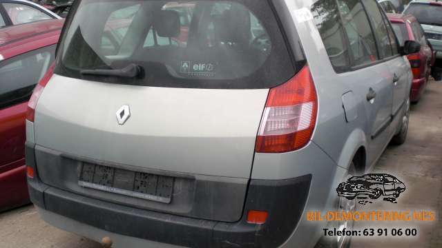 Renault Scenic 2003-2009 (Type II) , Motorkode: K4M T7, Girkassekode: 